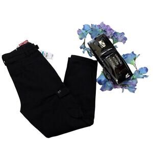 Unionbay NWT Black High Rise Cargo Pants Juniors 9